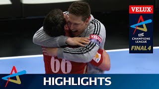 MKB Veszprem Celebrating Final Seconds Against THW Kiel  2015 VELUX EHF FINAL4 [upl. by Vizza]