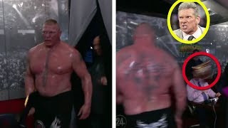 5 Times Brock Lesnar Got ANGRY For REAL in WWE  Why He Threw The Universal Title At Vince McMahon [upl. by Anilef]