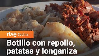 Botillo con repollo patatas y longaniza  Como Sapiens  RTVE Cocina [upl. by Aelaza706]