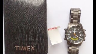 Selection Committee Timex t49826 HD unboxing best analogdigital combo watch in lower mid range [upl. by Henryk]