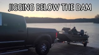 Walleye Fishing Below The Dam 2024 Mississippi River [upl. by Htevi]