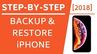 How to Backup Old iPhone amp Restore to New iPhone iPhone XS [upl. by Guod35]