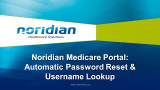 Noridian Medicare Portal Automatic Password Reset and Username Lookup [upl. by Obala]