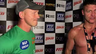 Steven Evans with Barrie Jones  Post Fight Interview at BKB32 [upl. by Aneele880]