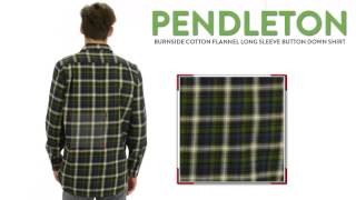 Pendleton Burnside Flannel Shirt  Long Sleeve For Men [upl. by Tillie903]