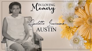 Celebrating the Life of Juilette Lauraine Austin [upl. by Maclean]