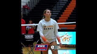 Ella Craggs  Northville High School  Volleyball Quarterfinal Highlights  111924 [upl. by Acsirp]