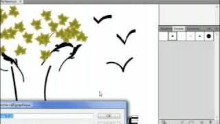 Adobe Illustrator CS4  Les formes calligraphiques [upl. by Teraj82]