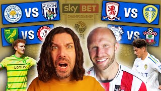 EFL Championship SCORE PREDICTIONS  R44 vs Sam Parkin [upl. by Nnaylrebmik604]