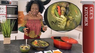 🇬🇭 How to make authentic Ebunuebunu  Spinach Soup Ebunubunu nkwan Soup from my Heritage🇬🇭 [upl. by Elberfeld772]