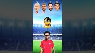 Ronaldo vs Messi vs Mbappe vs Haaland shorts ronaldo football messi soccer viral [upl. by Maighdiln417]