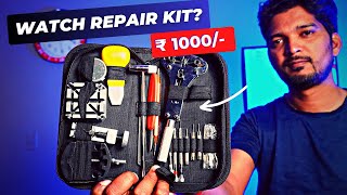 Amazing easy to use Watch Repair Tool kit for Rs1000 on Amazon INDIA [upl. by Filler]