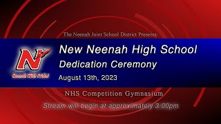 New Neenah High School Dedication Ceremony 2023 [upl. by Dnomsaj]