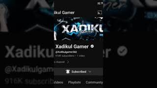 X sadikul gamer is back 😎😎 [upl. by Nieberg]