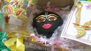 Shaligram ji unboxing customer online shopping real shaligram shila order now [upl. by Gnaht]