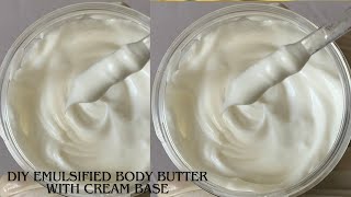 How To Make Emulsified Body Butter  Step By Step  For Beginners  Skincare Business [upl. by Nazay327]