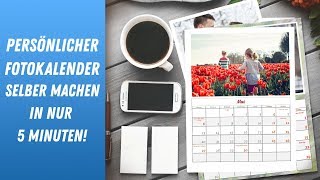 📅 Persönlicher Fotokalender selber machen in nur 5 Minuten [upl. by Erwin]