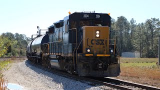 Waycross Yard Local Y190 Crawls Down the Pearson Branch in Waycross GA  372024 [upl. by Averill290]