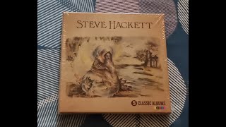 STEVE HACKETT 5 CLASSIC ALBUMS BOX SET 2016 UNBOXING OVERVIEW [upl. by Loos468]