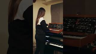 Experimenting the MiniMoog moog minimoog musicproduction melodictechno [upl. by Happ480]