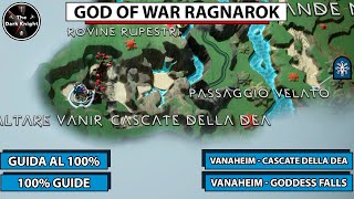 God of War Ragnarok Tutti i collezionabili  Cascate della dea Vanaheim  Collectibles [upl. by Enovaj30]