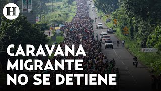 Ante detenciones y deportaciones caravana migrante pide ayuda a las autoridades [upl. by Alejandra476]