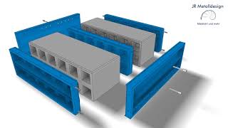 Neuheit 10 in 1 Schalung mit Zwischenplatte von JRMetalldesign [upl. by Amihsat]