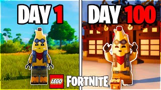 I Spent 100 Days in LEGO FORTNITE Heres What Happened [upl. by Suzi]