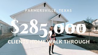 Discover Affordable Luxury Living in Lakehaven Farmersville TX  Client Home Tour under 300K [upl. by Tacita28]