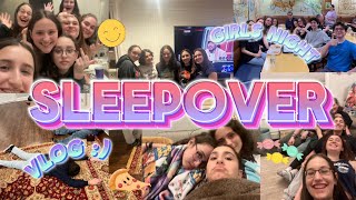 SLEEPOVER VLOG GIRLS NIGHT  Literally Just A Teenage Girl [upl. by Emarie]