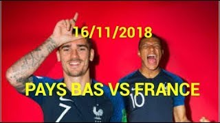 Prédiction  PAYS BAS VS FRANCE [upl. by Auqinal]