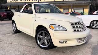 Check out this 19 Year Old Chrysler PT Cruiser GT Turbo Convertible in almost Perfect Condition [upl. by Nehgem]