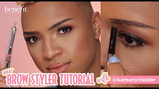 NEW Brow Styler Tutorial  Slayed brows with kameronlester [upl. by Thornie795]