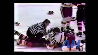 NHL Jan 16 1979 Willi PlettATL v Behn WilsonPHI Atlanta Flames Philadelphia Flyers [upl. by Avonasac]