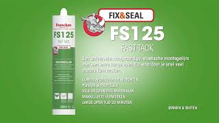 Frencken FIXampSEAL montagelijm FS125 FAST TACK [upl. by Eirak194]