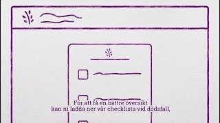 Checklista vid dödsfall [upl. by Amadeus]