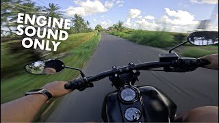 250CC VTwin Benelli Keeway V250 sound RAW Onboard 4K [upl. by Jamnis]