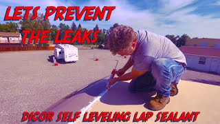 How to reseal a seam on your RV roof with DICOR Lap Sealant [upl. by Faux]