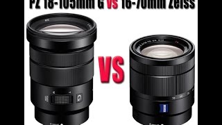 SO SÁNH  CZ 1670 f4 vs SEL 18105 f4 G [upl. by Anhavas]