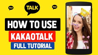 Kakaotalk  How to Use Kakaotalk  Android  iPhone [upl. by Lupee]