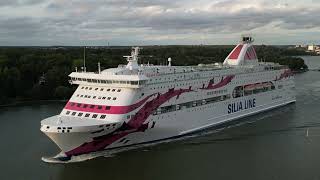 Baltic Princess  Ferry  Departure from Turku [upl. by Antoine698]