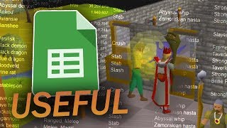 Useful OSRS Spreadsheets that You Should Use [upl. by Geri114]