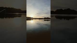 UL fiske fiske fishing ulfiske ulfishing sunset norrland lake [upl. by Josephina]