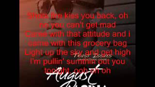 August Alsina Throwback with lyrics [upl. by Shedd624]