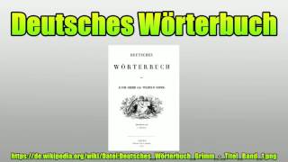 Deutsches Wörterbuch [upl. by Anissej164]