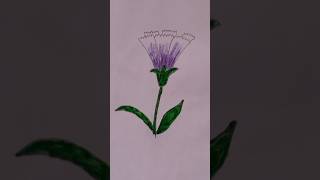 Flower 🌸 shortfeed drawingtutorials art [upl. by Aicenad248]