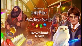 Harry Potter Puzzles amp Spells Worldwide Launch Trailer [upl. by Norek]