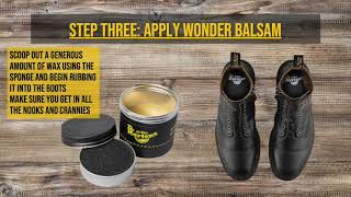 DR MARTENS WONDER BALSAM HOW TO GUIDE [upl. by Brentt]