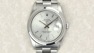 Rolex Oyster Perpetual Date ref 15200 [upl. by Idnar]