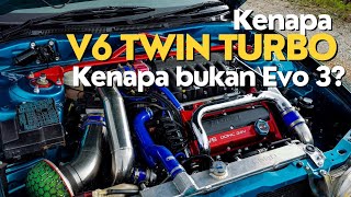 KENAPA PERDANA CONVERT V6 TWIN TURBO BUKAN CONVERT EVO 1 2 3 [upl. by Ande943]